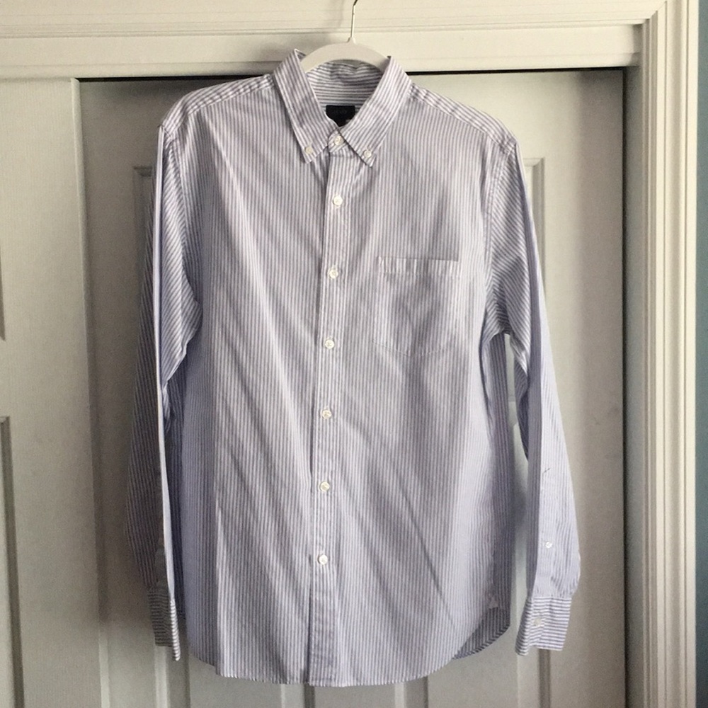 J. Crew Striped Button Down